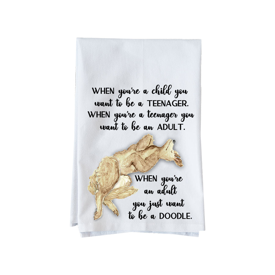 Just Be A Doodle Kitchen Towel