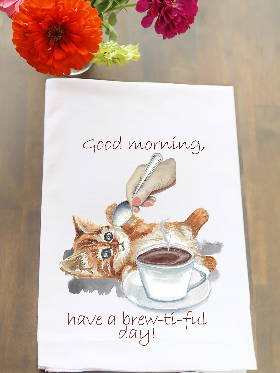 Brewtiful Day Kitchen Towel