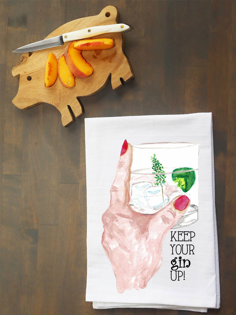 Keep Your Gin Up Kitchen Towel