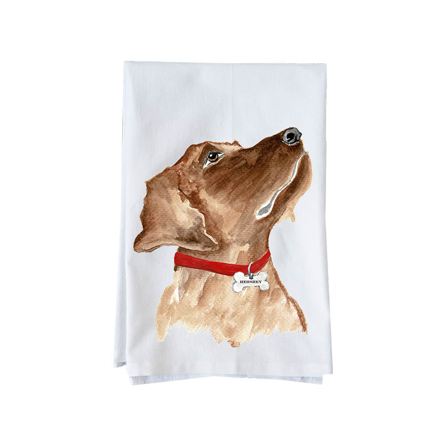 Personalized Labrador Retriever Kitchen Towel