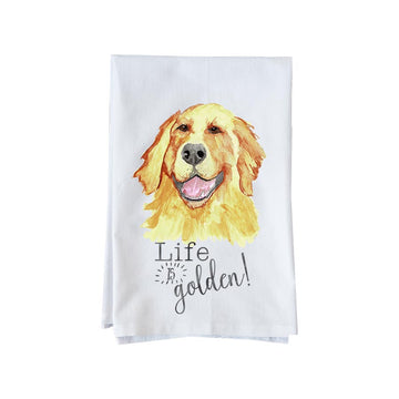Life is Golden Kitchen Towel