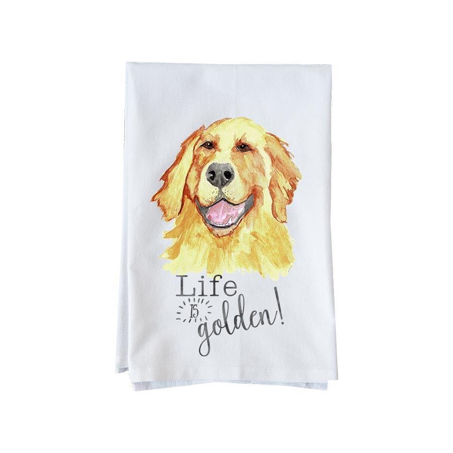 Life is Golden Kitchen Towel