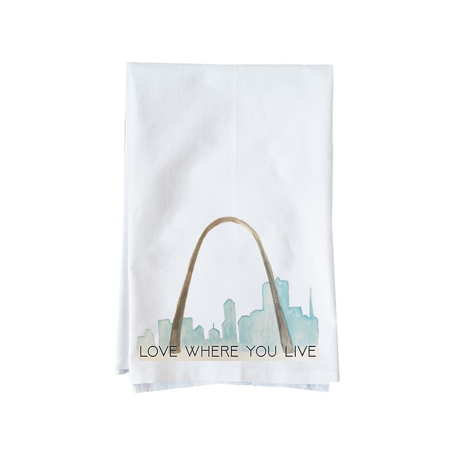 Love Where You Live Kitchen Towel