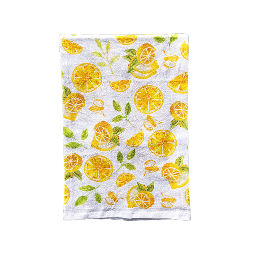 Lemon Collage Kitchen Towel