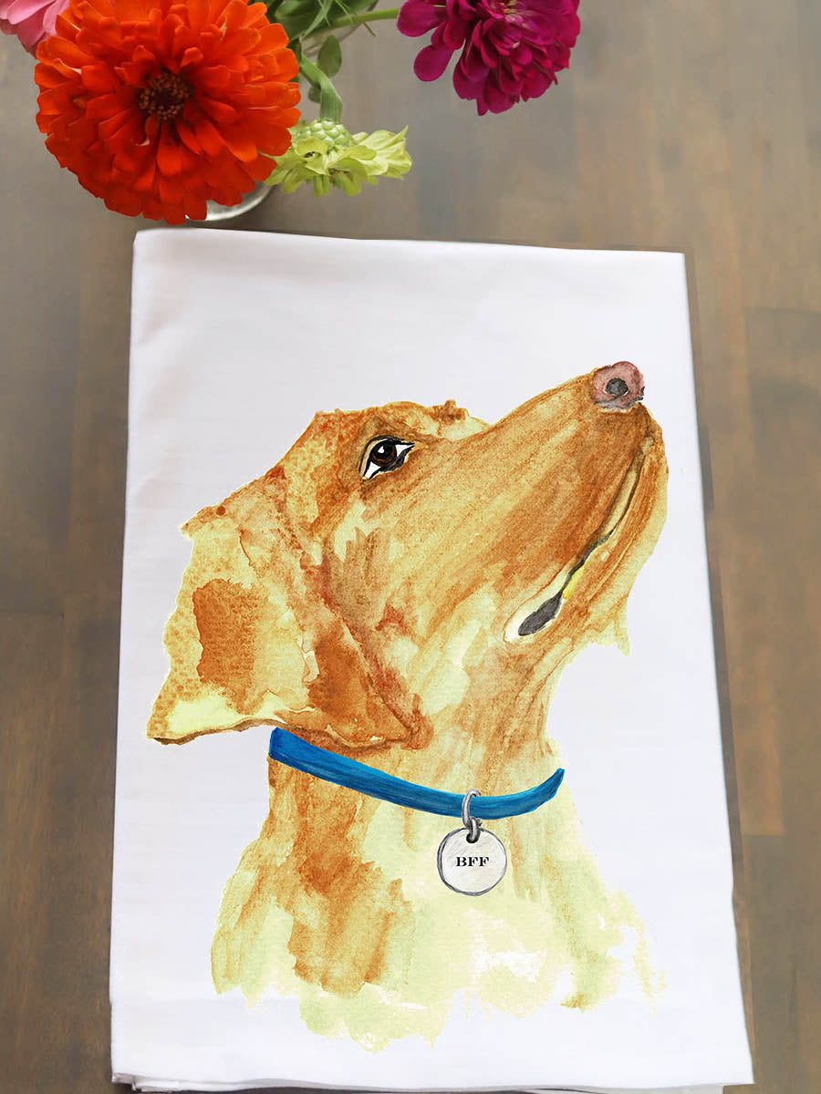 Personalized Labrador Retriever Kitchen Towel