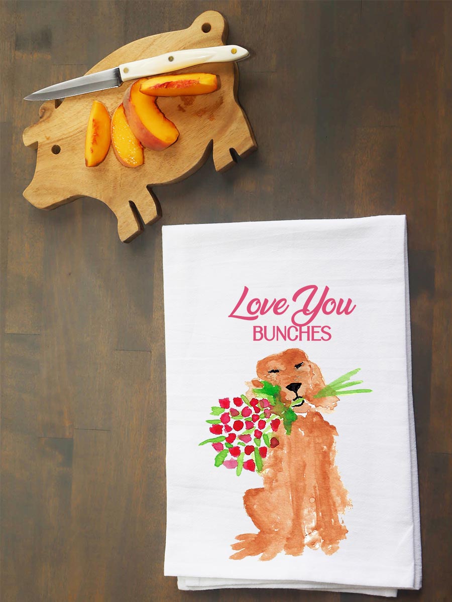 Love You Bunches Kitchen Towel