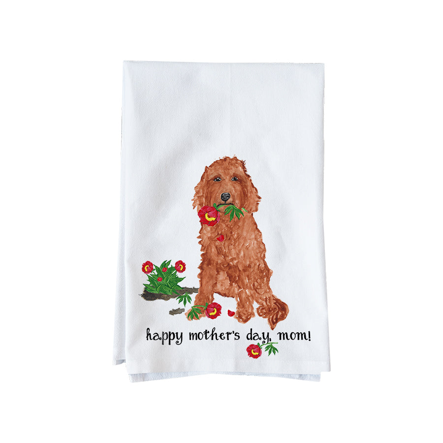 Mother's Day Doodle Kitchen Towel