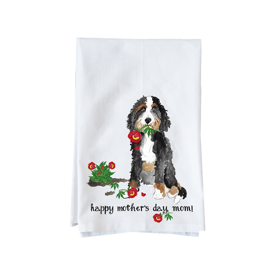 Mother's Day Doodle Kitchen Towel