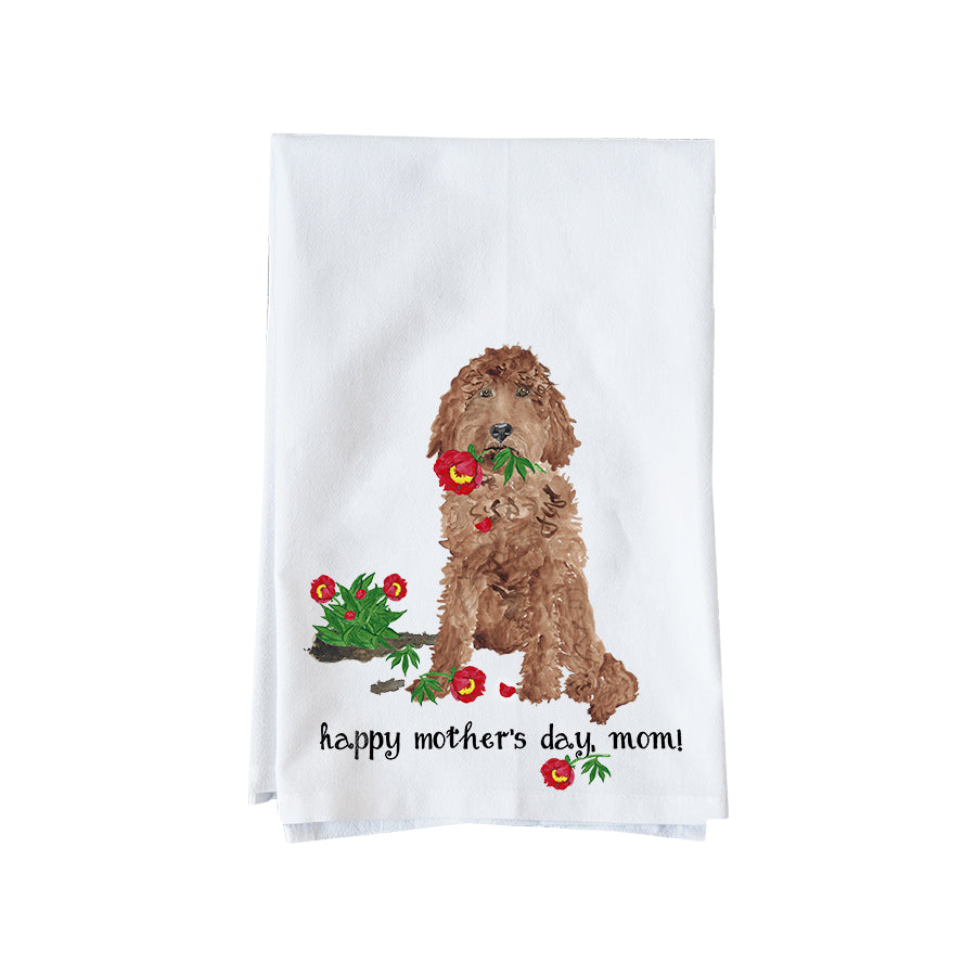 Mother's Day Doodle Kitchen Towel