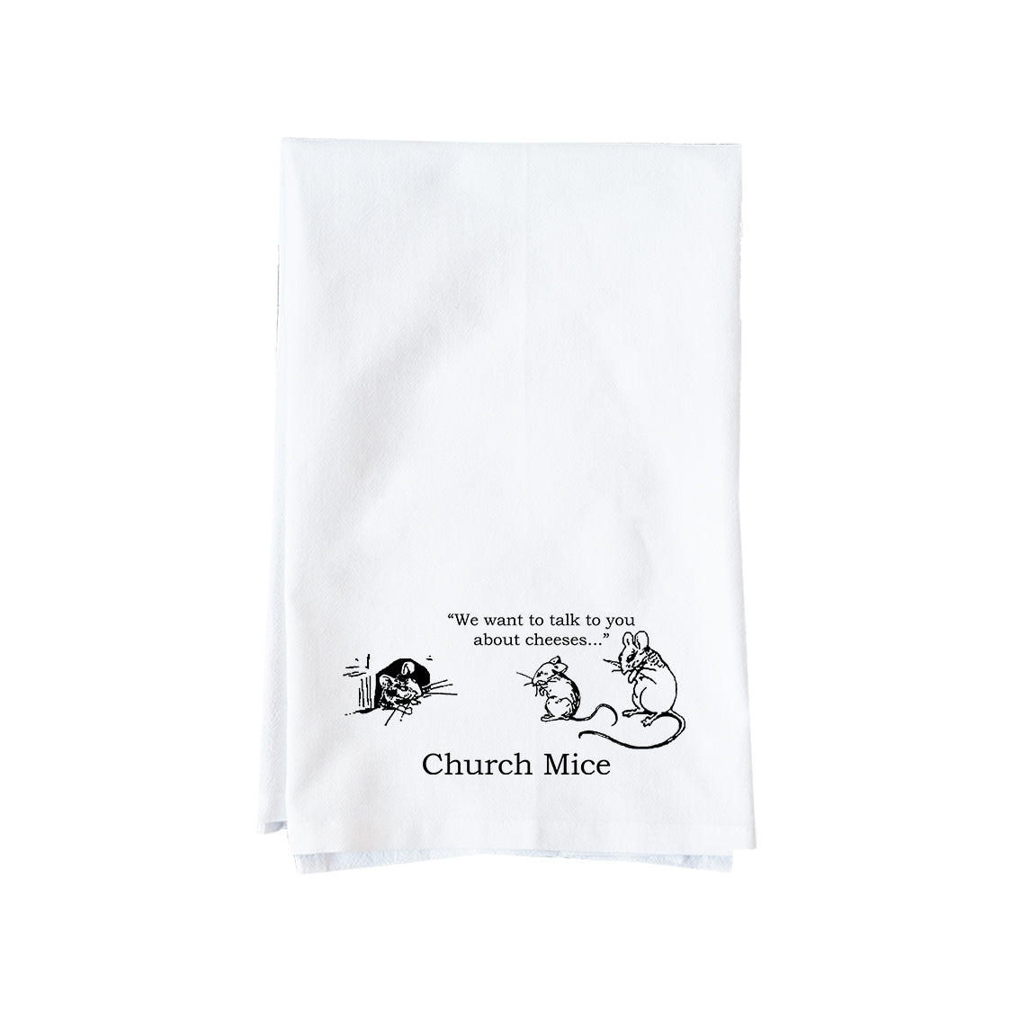 Church Mice Kitchen Towel