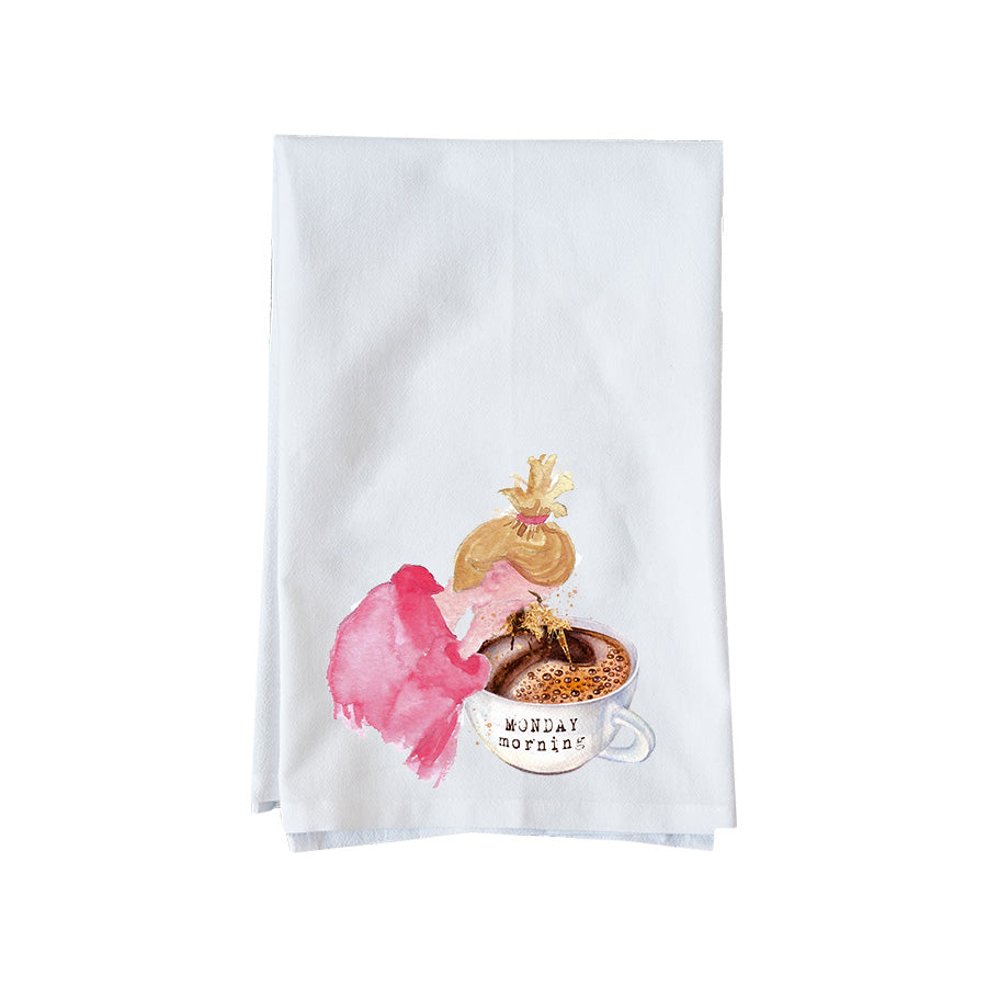 Monday Morning Coffee Kitchen Towel