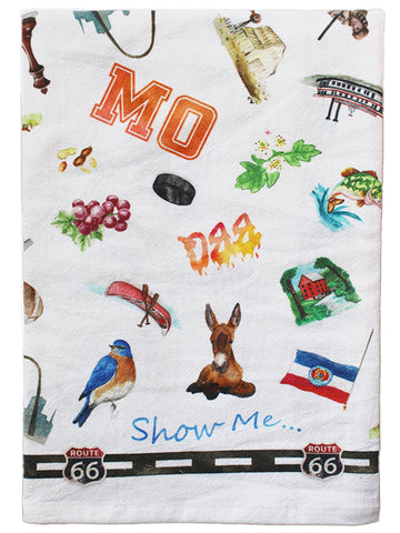 MO State Collage Kitchen Towel