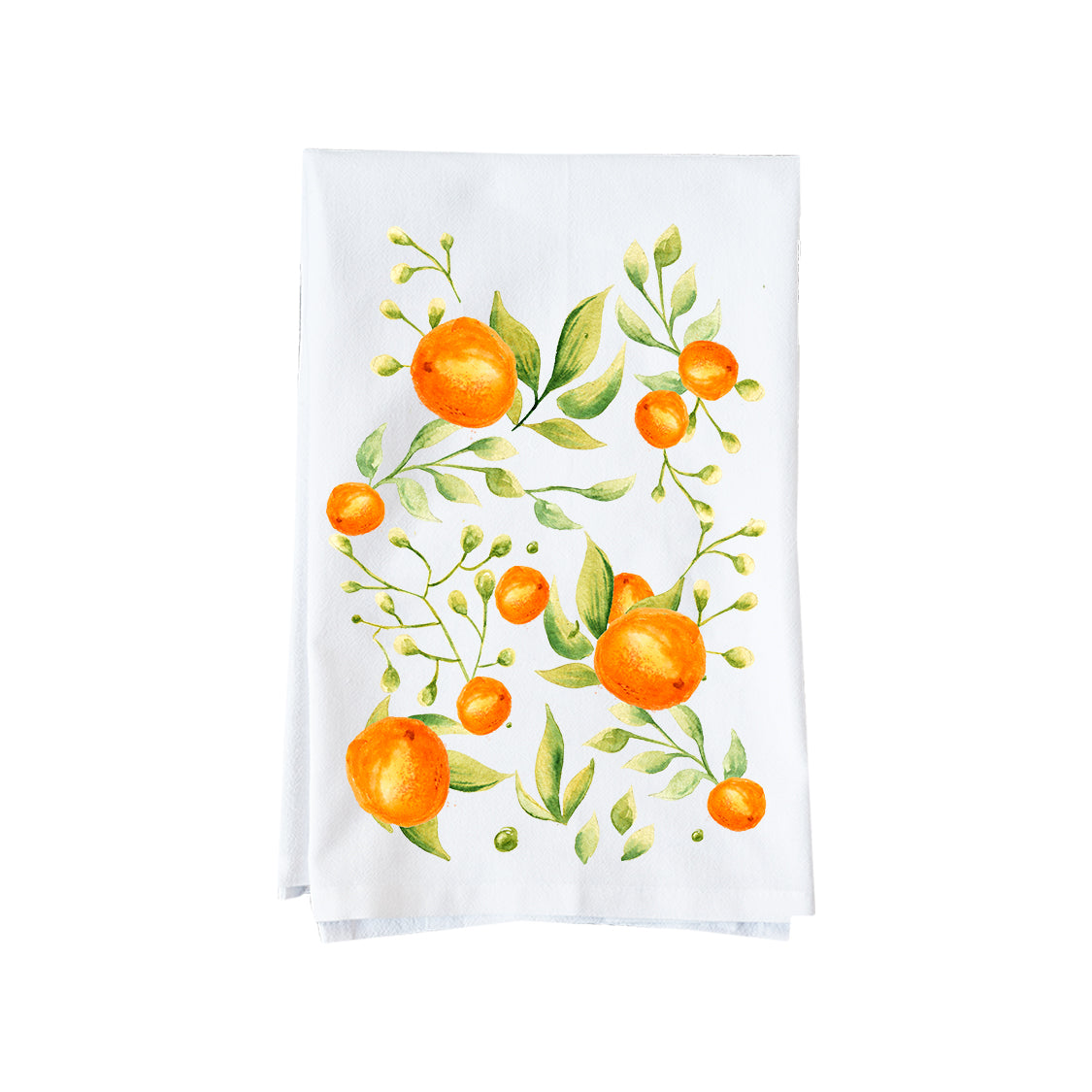Orange Collage Kitchen Towel