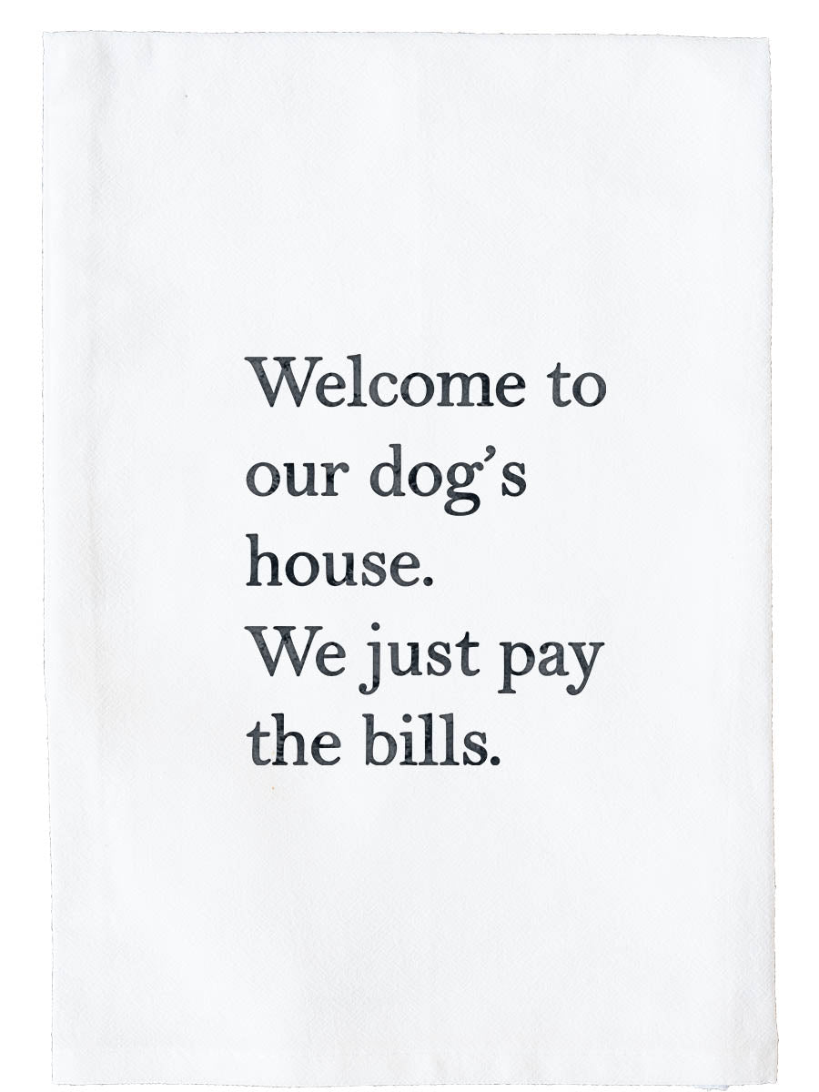 Our Dog's House Kitchen Towel