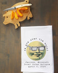 Over the Moon. Local Solar Eclipse Kitchen Towel