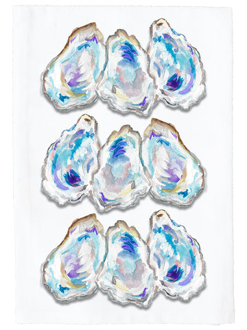 Oyster Collage Kitchen Towel