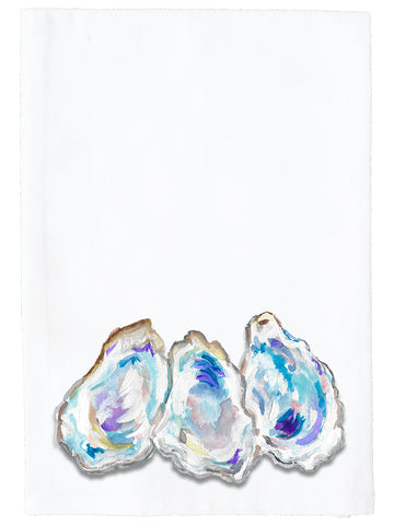 Oyster Trio Kitchen Towel