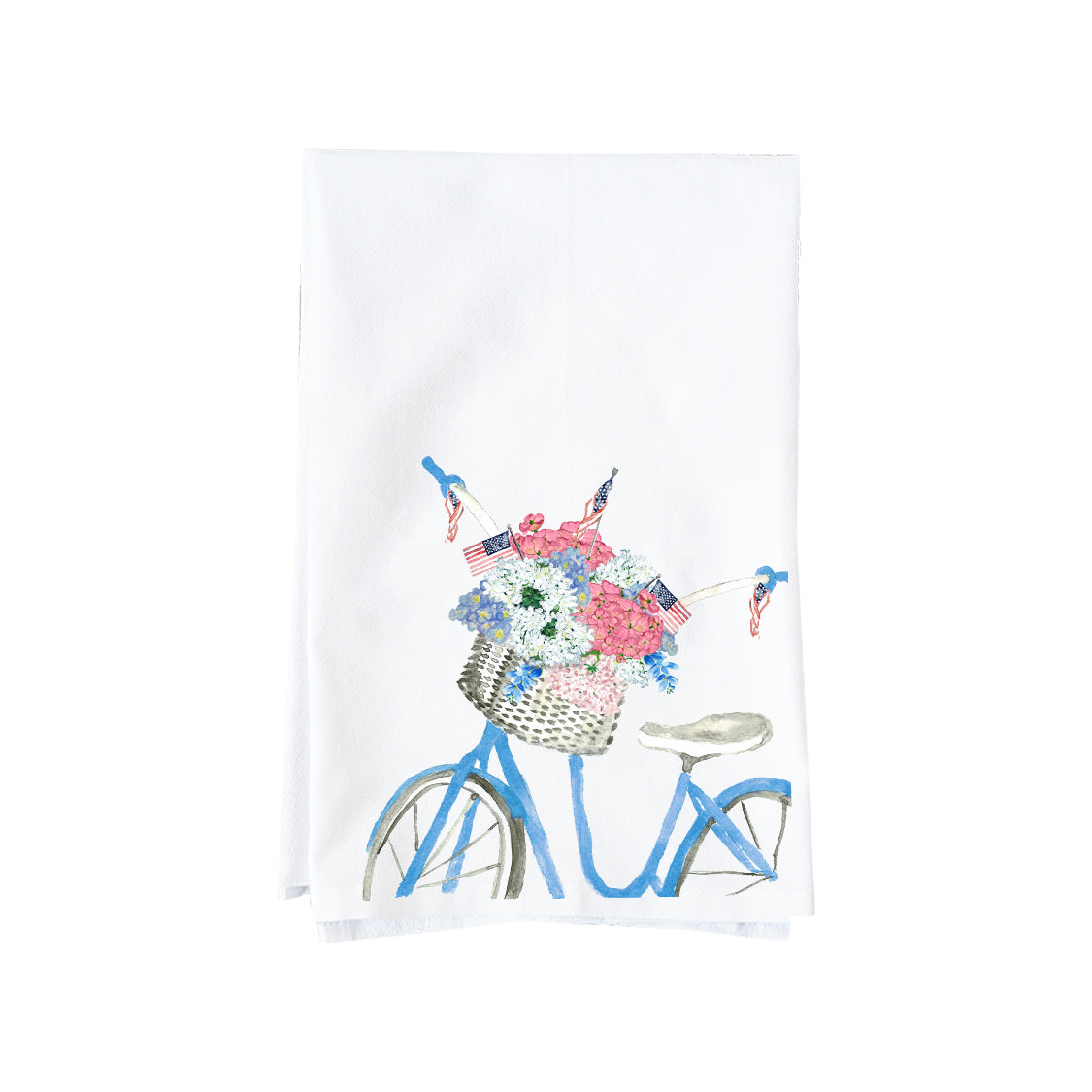 Patriotic Bike Kitchen Towel