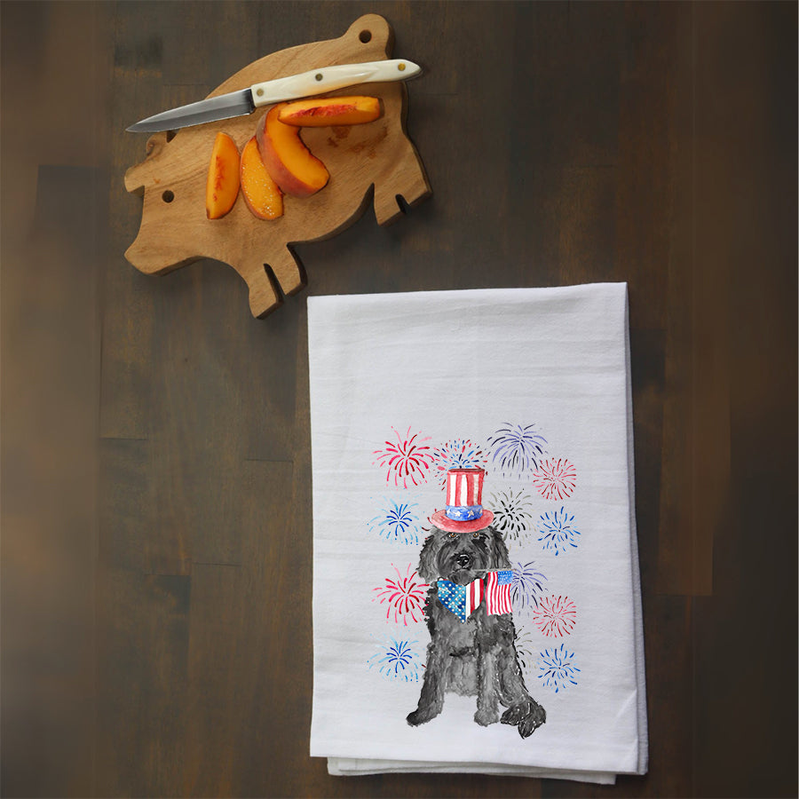 Patriotic Doodle Kitchen Towel