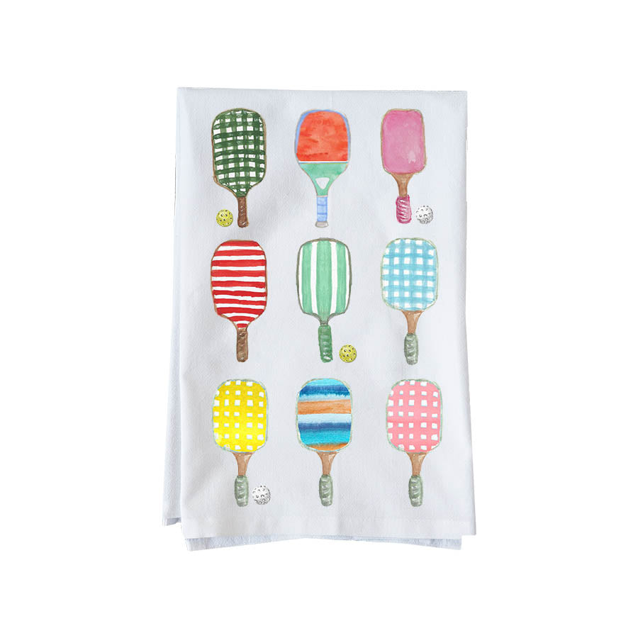 Pickleball Collage Kitchen Towel