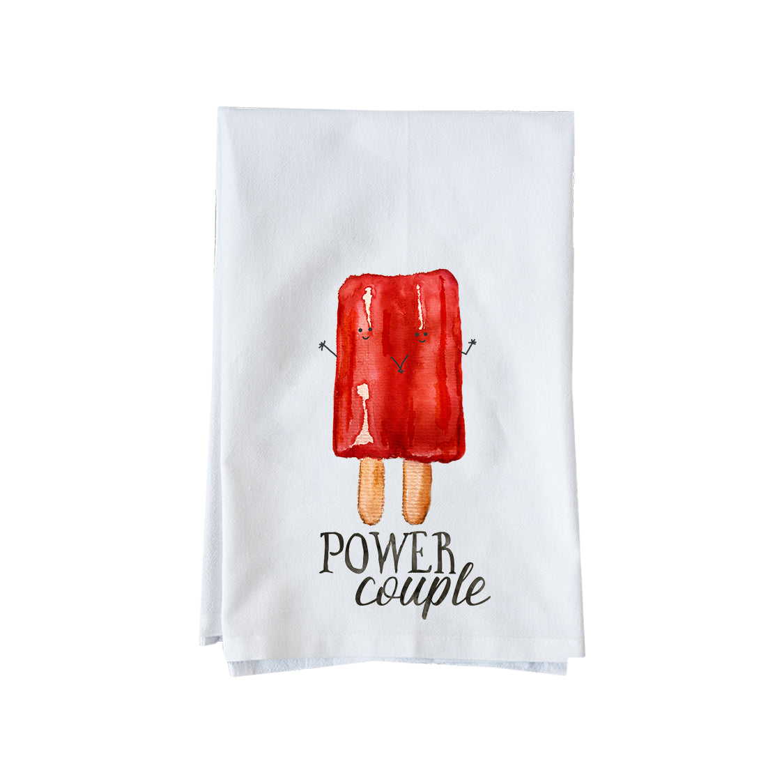 Power Couple Popsicle Kitchen Towel
