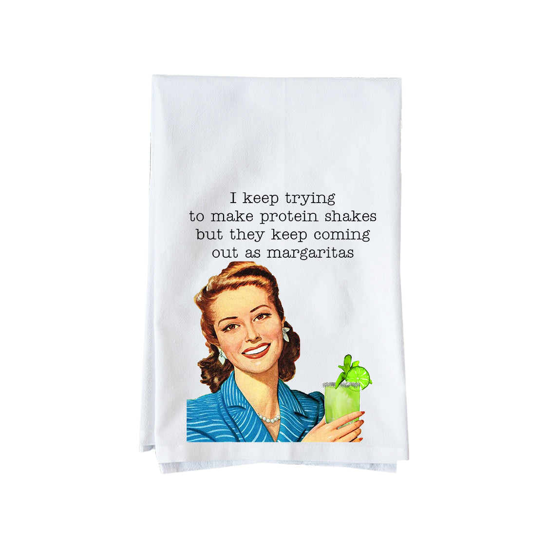 Protein Shake Margarita Kitchen Towel