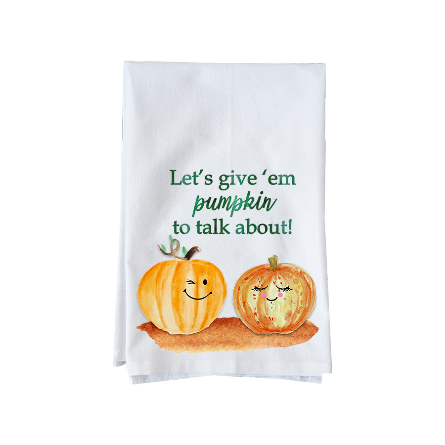Pumpkin To Talk About Kitchen Towel
