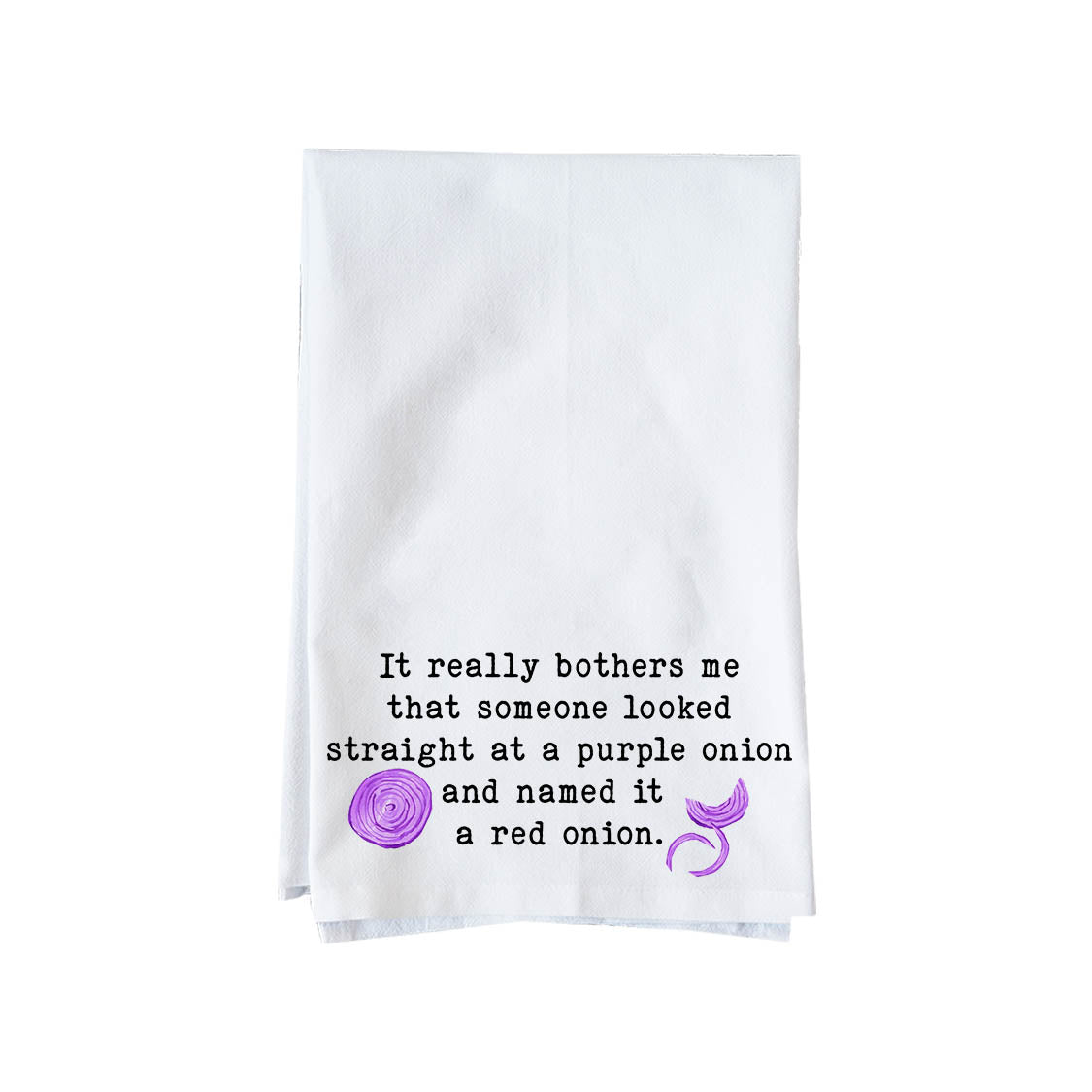 Purple Onion Kitchen Towel