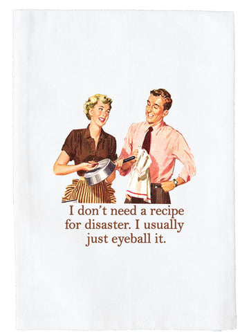 Recipe For Disaster Kitchen Towel