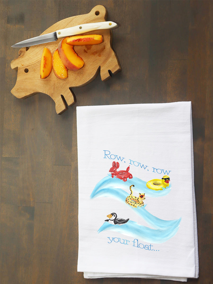 Row, row, row your Float Summer Kitchen Towel