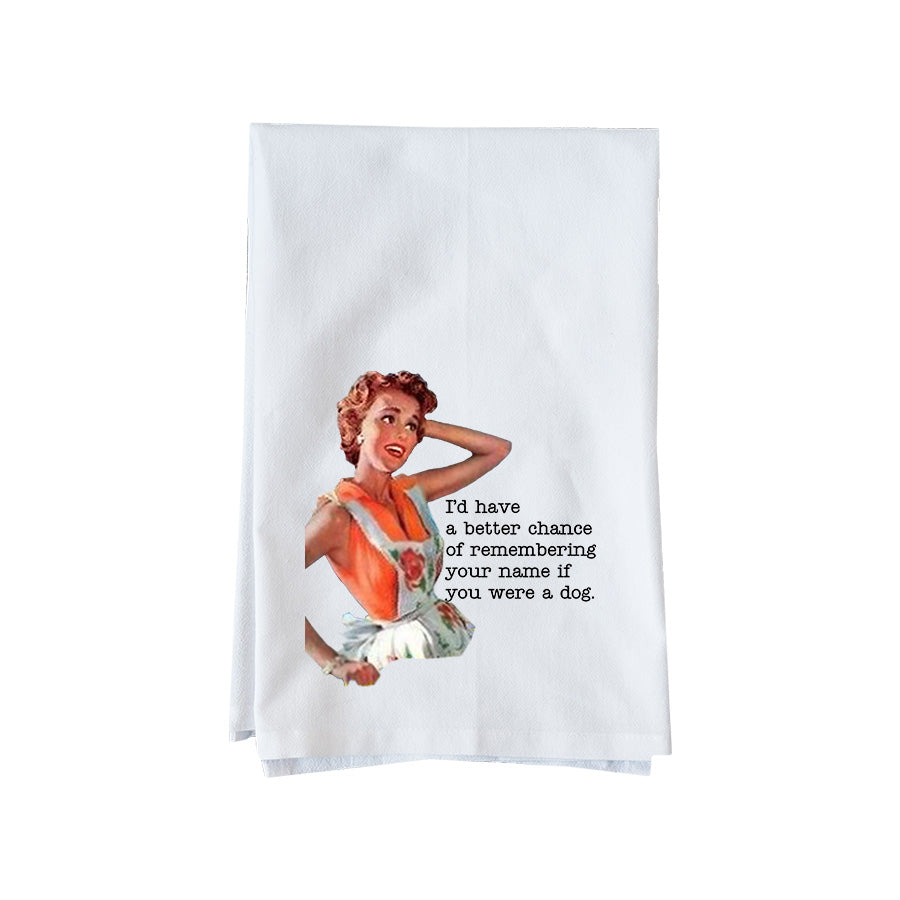 Remember Your Name Kitchen Towel