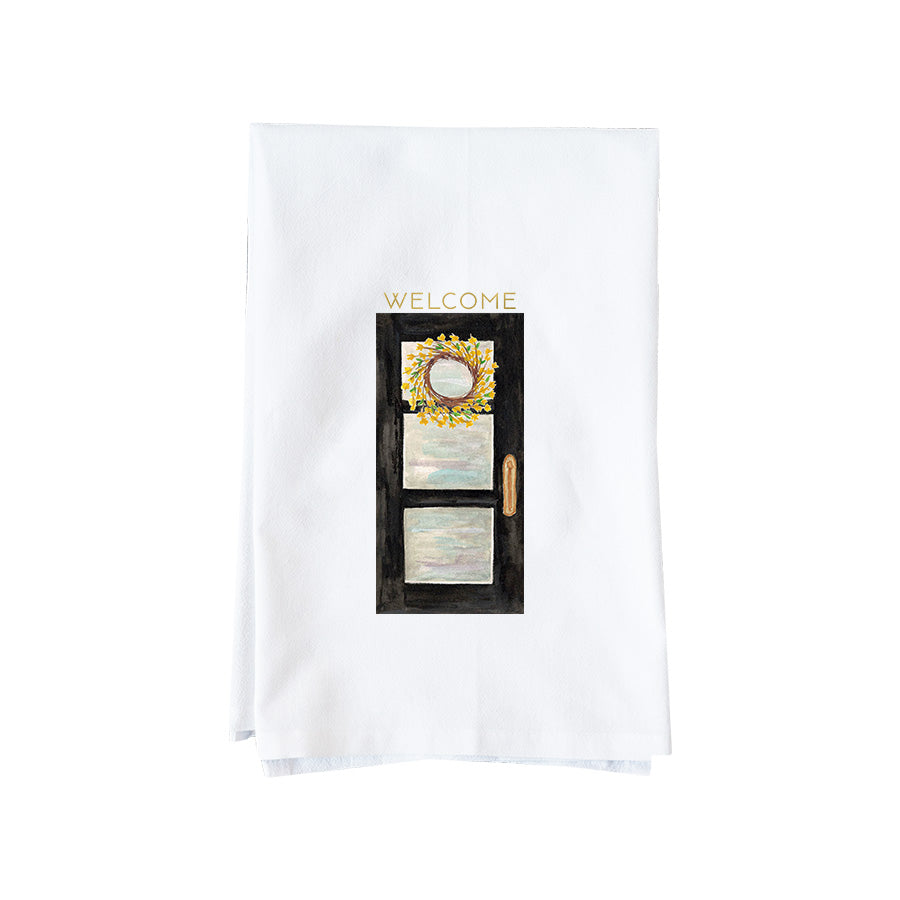 Spring Black Door Kitchen Towel