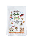 Saint Charles MO Collage Kitchen Towel