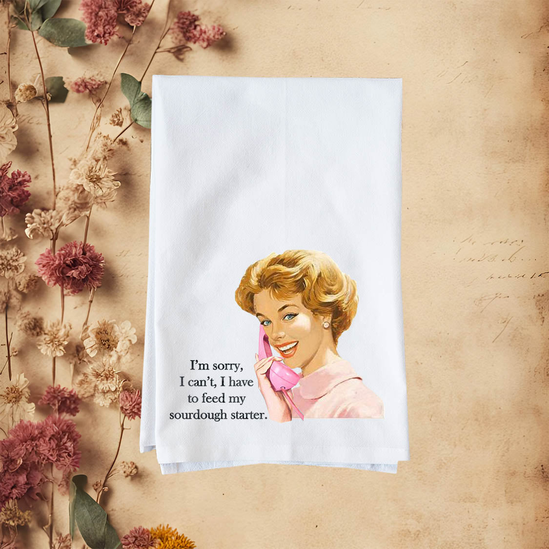 Feed Sourdough Starter Kitchen Towel