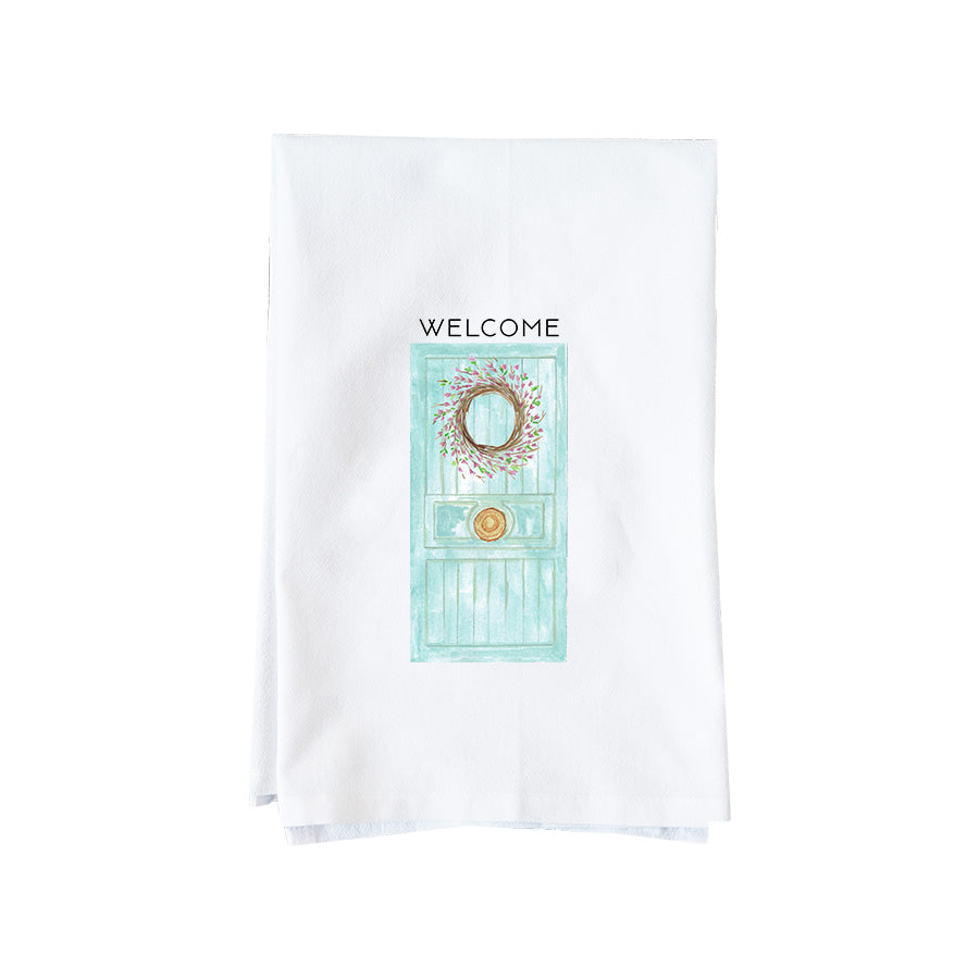 Spring Green Door Kitchen Towel