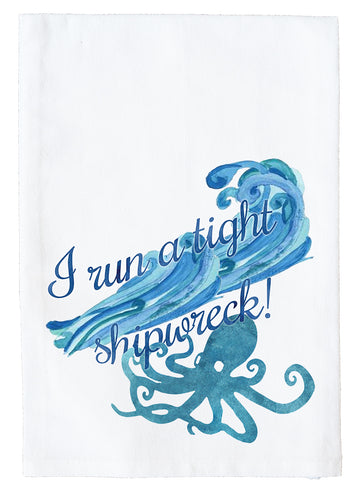 Tight Shipwreck Kitchen Towel