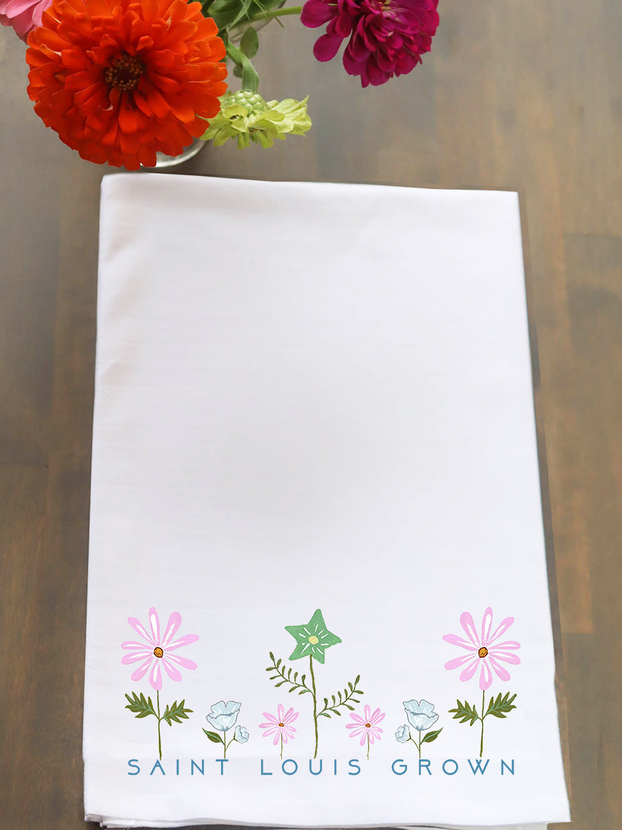 Sweet Saint Louis Grown Kitchen Towel