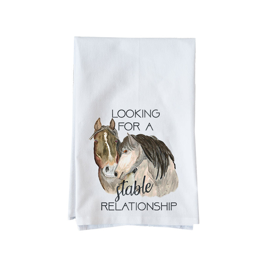Stable Relationship Kitchen Towel