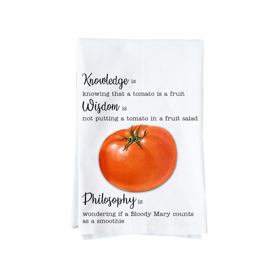 Tomato is a Fruit Knowledge Kitchen Towel