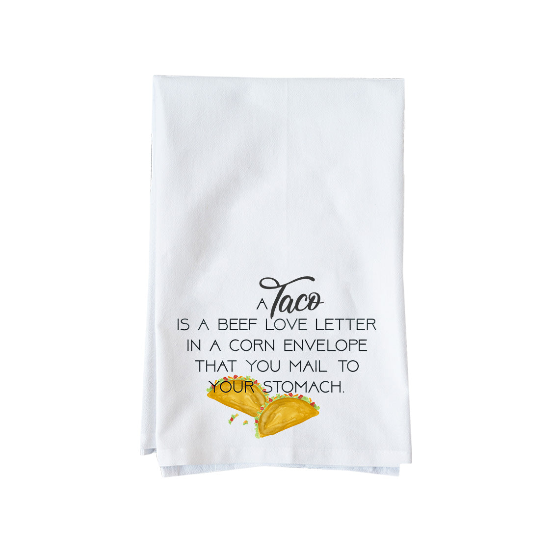 Taco Love Letter Kitchen Towel