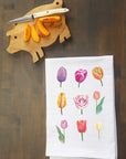 Tulips Collage Kitchen Towel