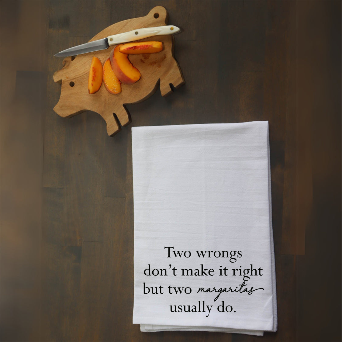 Two margaritas Kitchen Towel