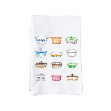 Vintage Casseroles Kitchen Towel