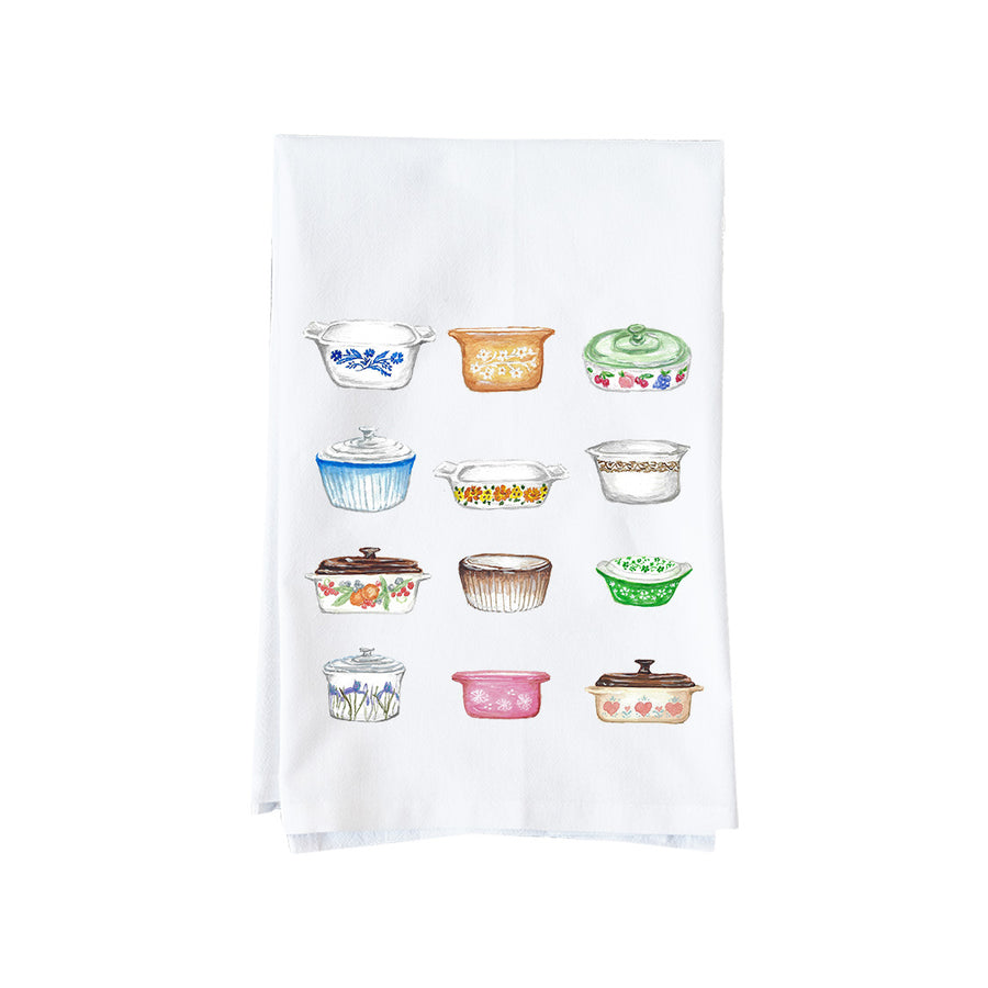 Vintage Casseroles Kitchen Towel