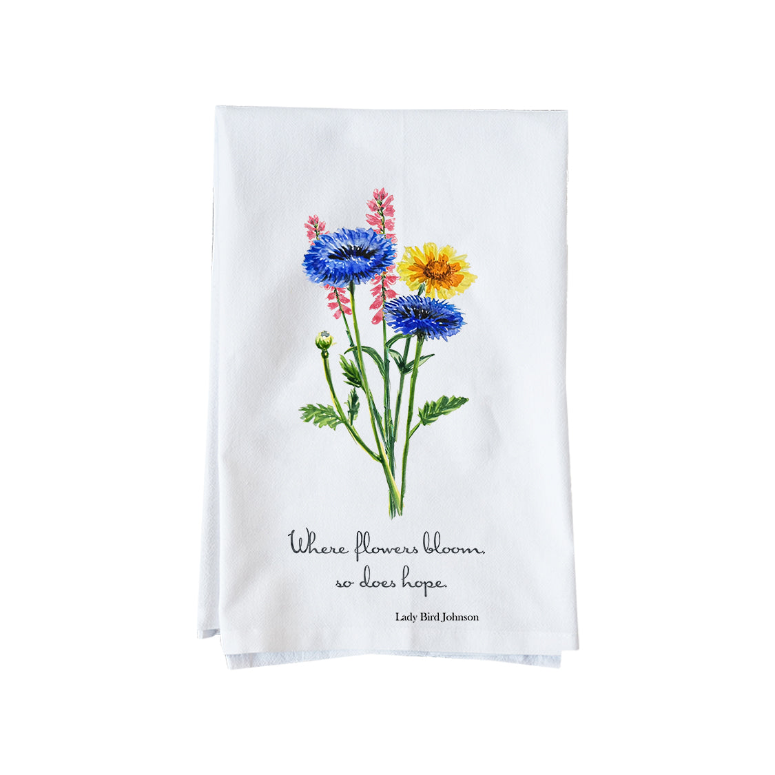 Where Flowers Bloom Kitchen Towel