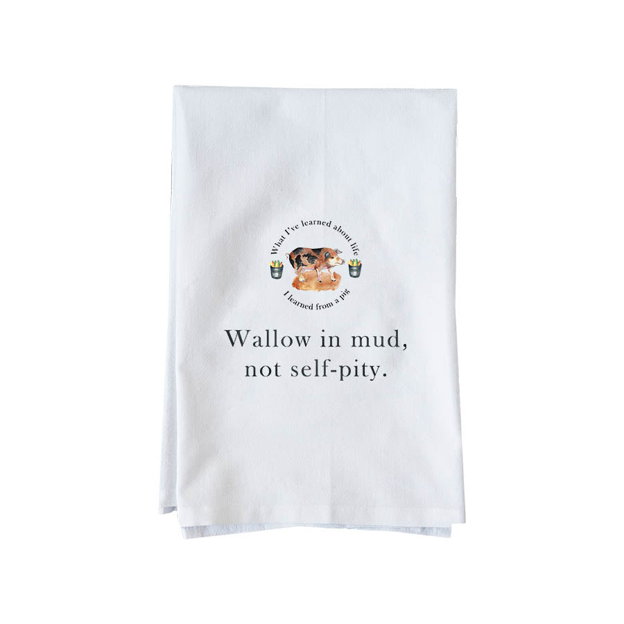 Wallow In Mud Kitchen Towel