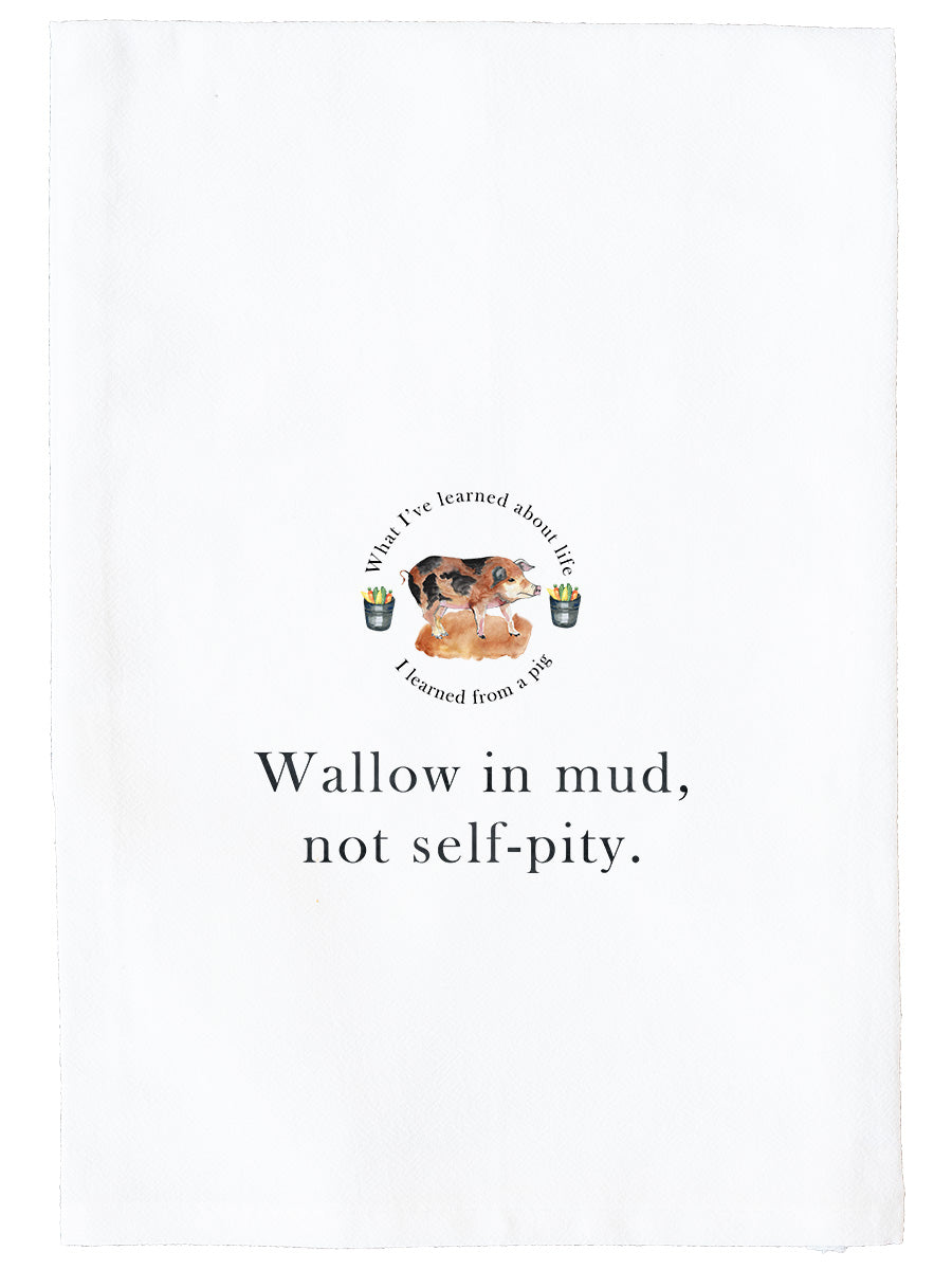 Wallow In Mud Kitchen Towel