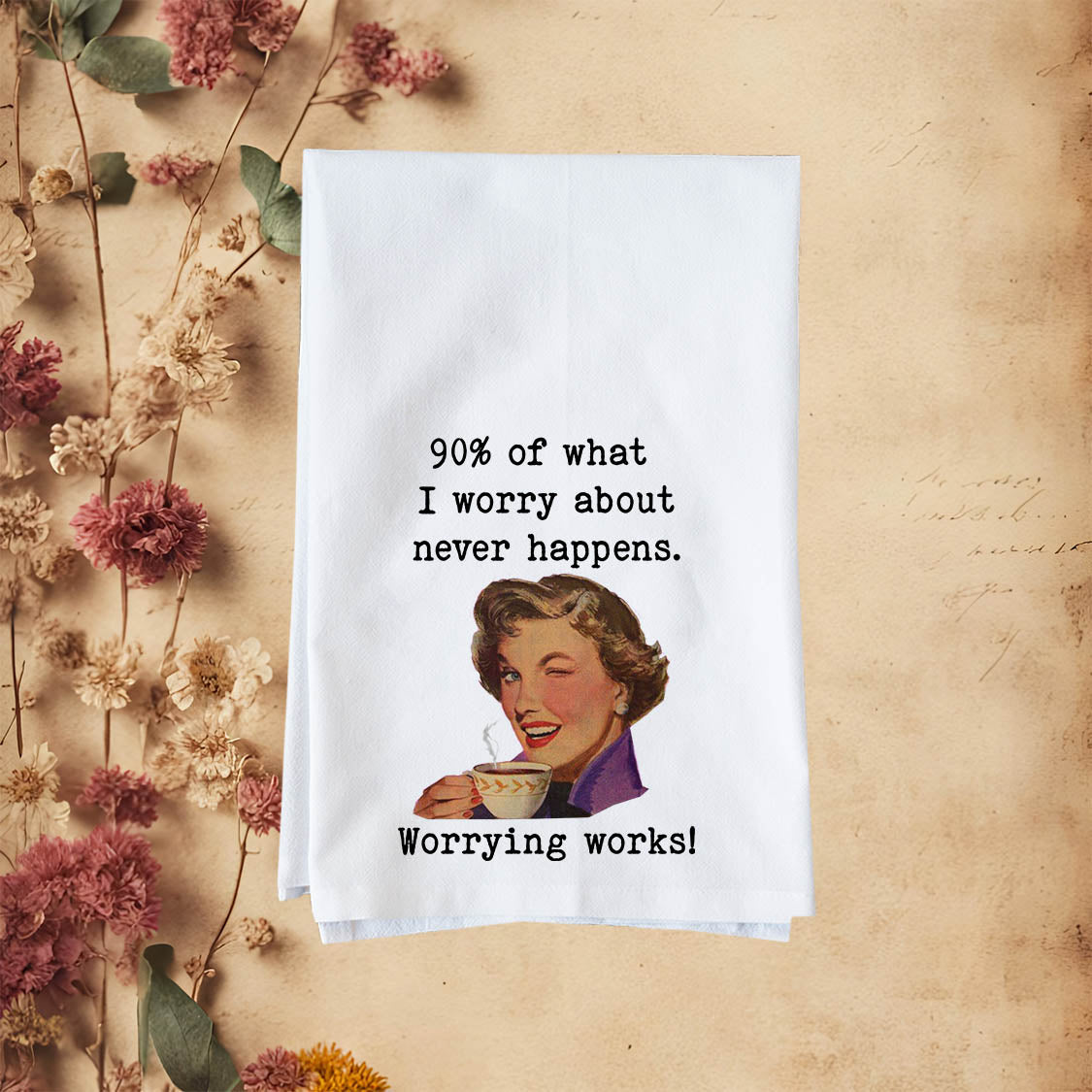Worrying Works Kitchen Towel