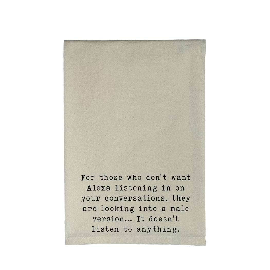 Male Version of Alexa Natural Kitchen Towel