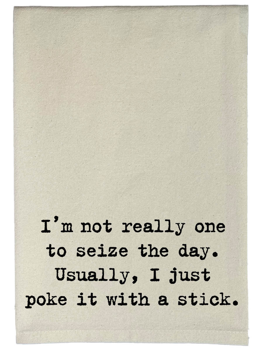 Seize The Day Natural Kitchen Towel